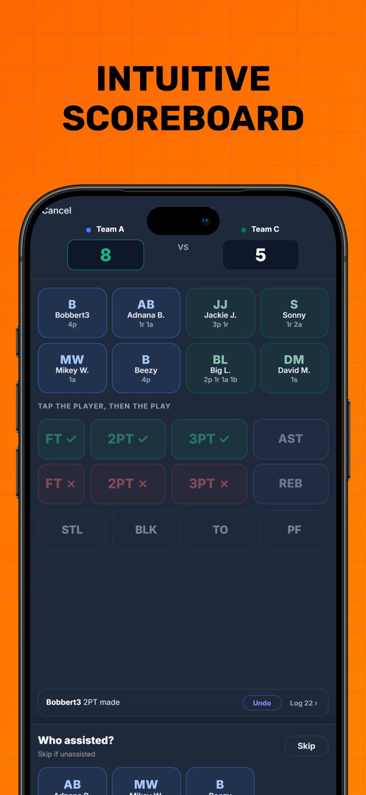 Live play-by-play scoreboard in OnBall